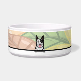 Leuke Aussie Rundhond, eten of drink Voerbakje