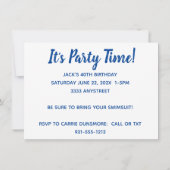 Leuke Australische Vlag Feest Uitnodigingen (Achterkant)