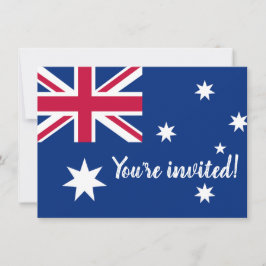 Leuke Australische Vlag Feest Uitnodigingen