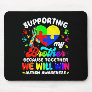Leuke Autism Awareness Month Ter ondersteuning van Muismat