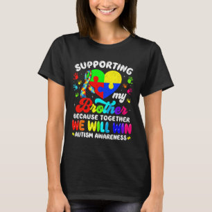 Leuke Autism Awareness Month ter ondersteuning van T-shirt