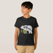 Leuke autisme beer mama t-shirt (Voorkant volledig)