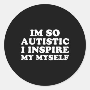 Leuke Autisme Bewustzijn Ik ben Autistisch Trots K Ronde Sticker