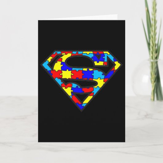 Leuke Autisme Bewustzijn Superheld  Kaart (Voorkant)