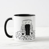 Leuke auto monteur auto reparaties mok (Links)