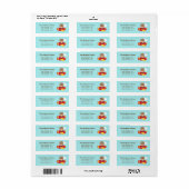 Leuke Aviator Boy Vliegtuig Avontuur voor jongens Etiket (Full Sheet)