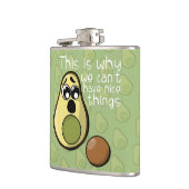 Leuke avocado, daarom kunnen we geen leuke dingen heupfles (Links)