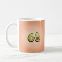 Leuke avocado liefde Valentijnsdag cadeau