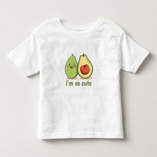 Leuke Avocado Liefdes Cadeau Kinderen T-shirt (Voorkant)