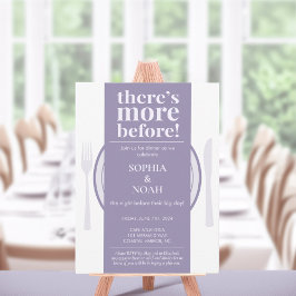 Leuke avond voor dineruitnodiging Dusty Lila Kaart