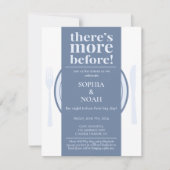 Leuke avond voor het diner Uitnodiging Slate Blue (Voorkant)