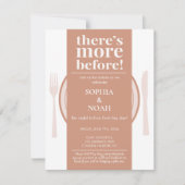 Leuke avond voor het diner Uitnodiging Soft Coral (Voorkant)