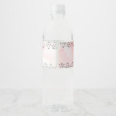 Leuke Axolotl Boba Thee Verjaardag Waterfles Label Etiket (Achterkant)