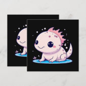 Leuke axolotl filosoof (Voorkant / Achterkant)
