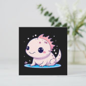Leuke axolotl filosoof (Staand voorkant)
