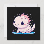 Leuke axolotl filosoof (Achterkant)