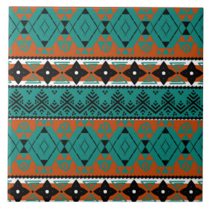Leuke Aztec Patroon Decor Keramische tegel Tegeltje