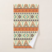 Leuke Azteekse patroon nummer zeven handdoek set (Handdoek)