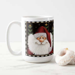 Leuke Baard Santa Kerstmis Vakantie Koffie Mok