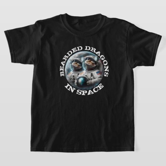 Leuke Baardagamen in de Ruimte T-shirt (Laagn)