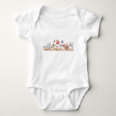 Leuke baby bosdieren romper (Voorkant)