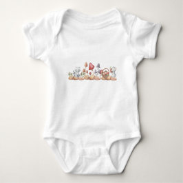 Leuke baby bosdieren romper