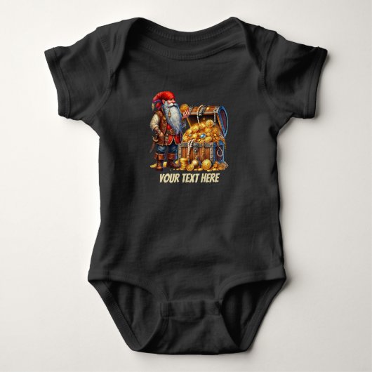 Leuke baby boy piraat aanpasbaar romper (Voorkant)