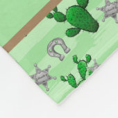 Leuke Baby Boy Unisex Paard Voeg naam toe Fleece Deken (Hoek)