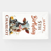 Leuke Baby bruine Koe Spandoek (Horizontaal)