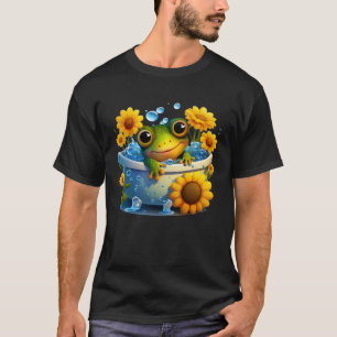 Leuke Baby Dier Badkuip Knuffelig Kinder Kind T-shirt