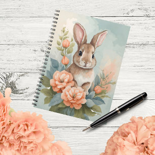 Leuke baby dieren   Baby Bunny Waterverf Notitieboek
