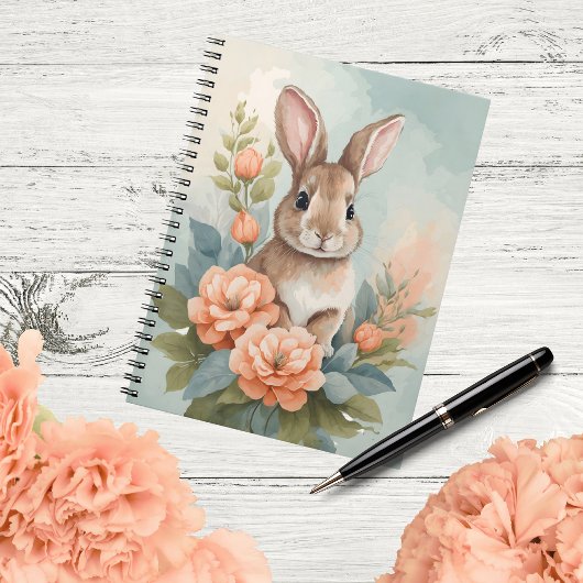 Leuke baby dieren | Baby Bunny Waterverf Notitieboek