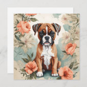 Leuke baby dieren | Boxerpuppy (Voorkant / Achterkant)