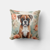 Leuke baby dieren | Boxerpuppy Kussen (Voorkant)