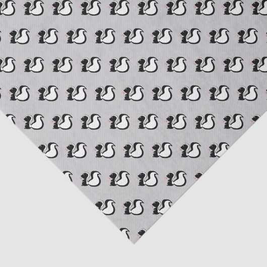 Leuke Baby Dieren Skunk Tissuepapier (Detail)