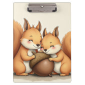 Leuke baby eekhoorn klembord (Voorkant)