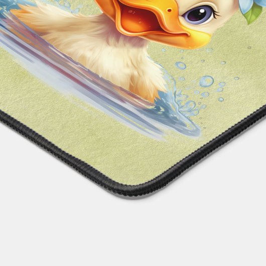Leuke Baby Eend Eenden Leuke dieren bloemen Bureaumat (Hoek)