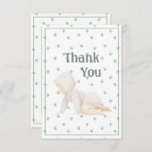 Leuke Baby Eenvoudige bedankpas Bedankkaart (Voorkant / Achterkant)