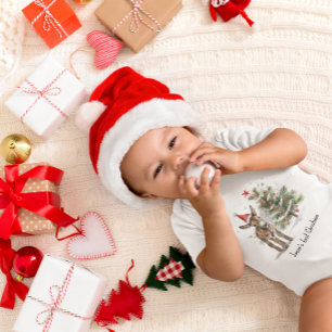Leuke baby ezel en kerstboom, aanpasbaar