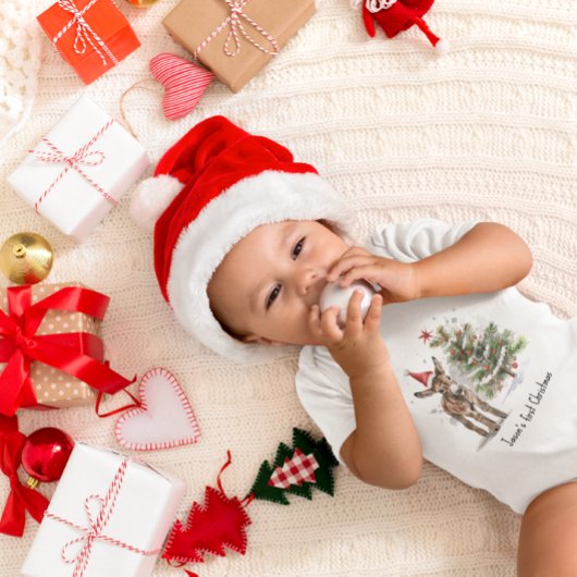Leuke baby ezel en kerstboom, aanpasbaar