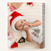 Leuke baby ezel en kerstboom, aanpasbaar notitieboek (Achterkant)