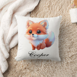 Leuke baby fox Forest woodland vrienden Kussen
