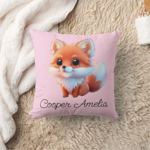 Leuke baby fox Forest woodland vrienden Kussen