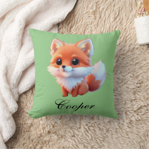 Leuke baby fox Forest woodland vrienden Kussen