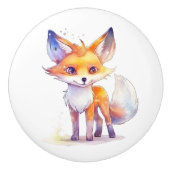 Leuke Baby Fox Keramische knop (Voorkant)