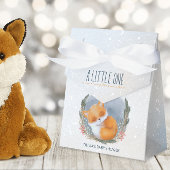 Leuke Baby Fox Sneeuwig Winter Baby shower Bedankdoosjes