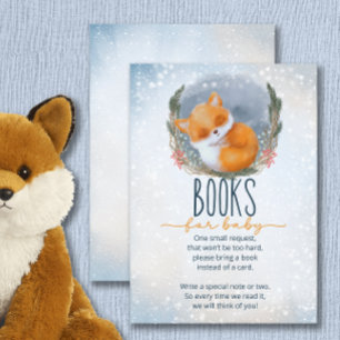 Leuke Baby Fox Snowly Winterboeken voor baby ticke Informatiekaartje