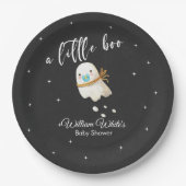 Leuke Baby Ghost Halloween Herfst Baby shower Papieren Bordje (Voorkant)