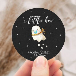 Leuke Baby Ghost Halloween Herfst Baby shower Ronde Sticker