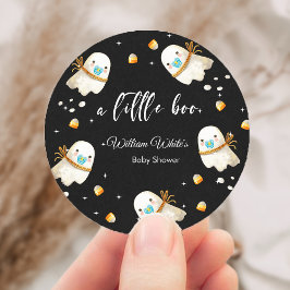 Leuke Baby Ghost Halloween Herfst Baby shower Ronde Sticker